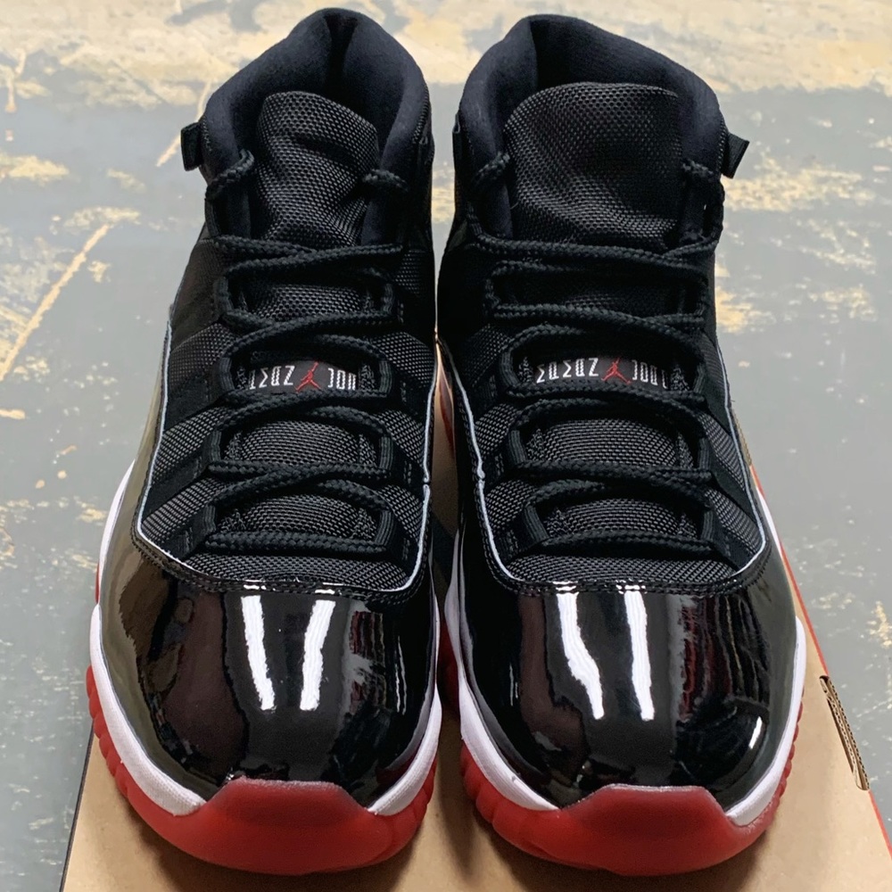 Air Jordan 11 XI Bred Retro 23 378037-061 10.5 - Picture 3 of 8